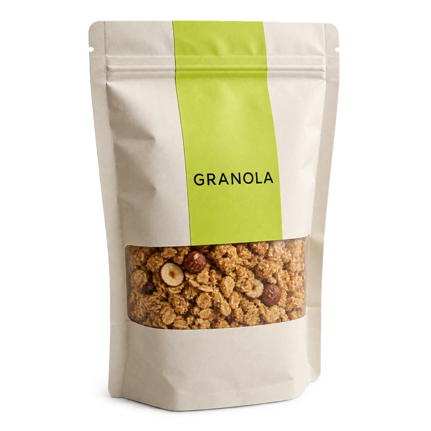 Sachet de granola illustratif AL–01